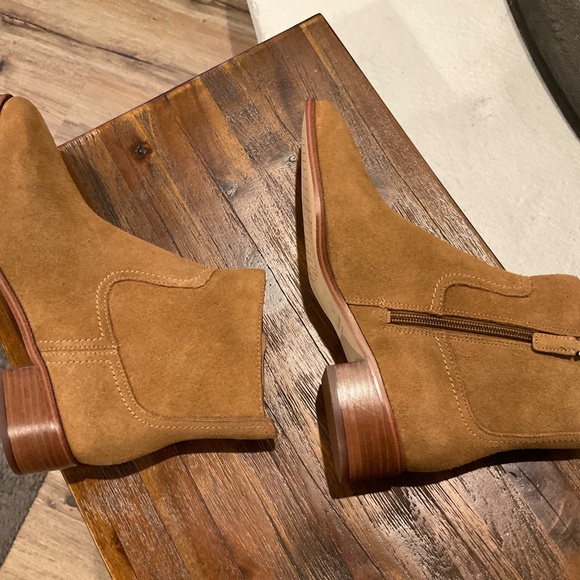 Cole Haan Light Brown Ankle Booties - Picture 5 of 9